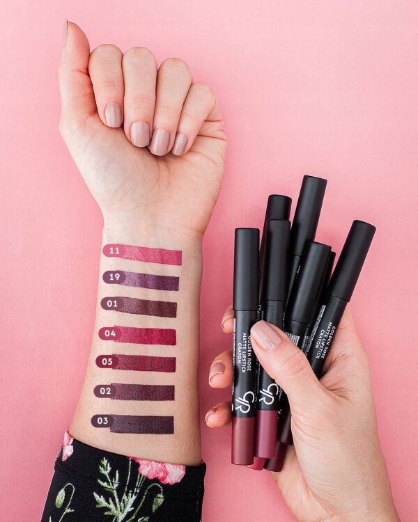 POMADKA MATOWA W KREDCE GOLDEN ROSE MATTE CRAYON LIPSTICK 13 Marka Golden Rose