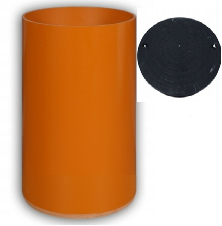 Trubka 400x500 hladká kineta 50 cm stoupající 0,5 m poklop