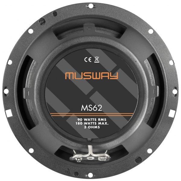 MOCNE GŁOŚNIKI DWUDROŻNE165mm MUSWAY MS62 3 OHM 90W RMS Xtreme Koszalin Model MS62