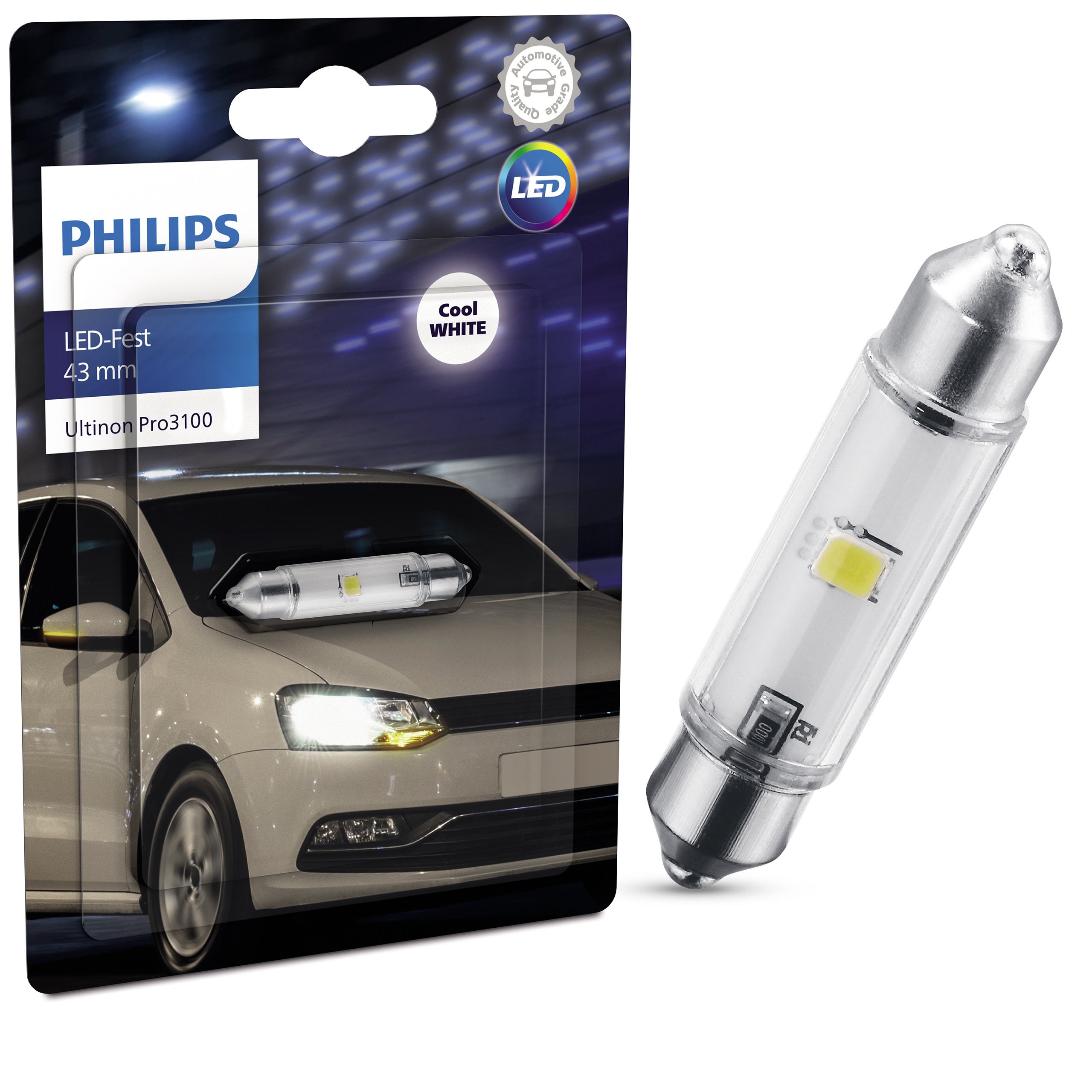 

Żarówka Philips Led Festoon 43mm CU31 12V 6000K