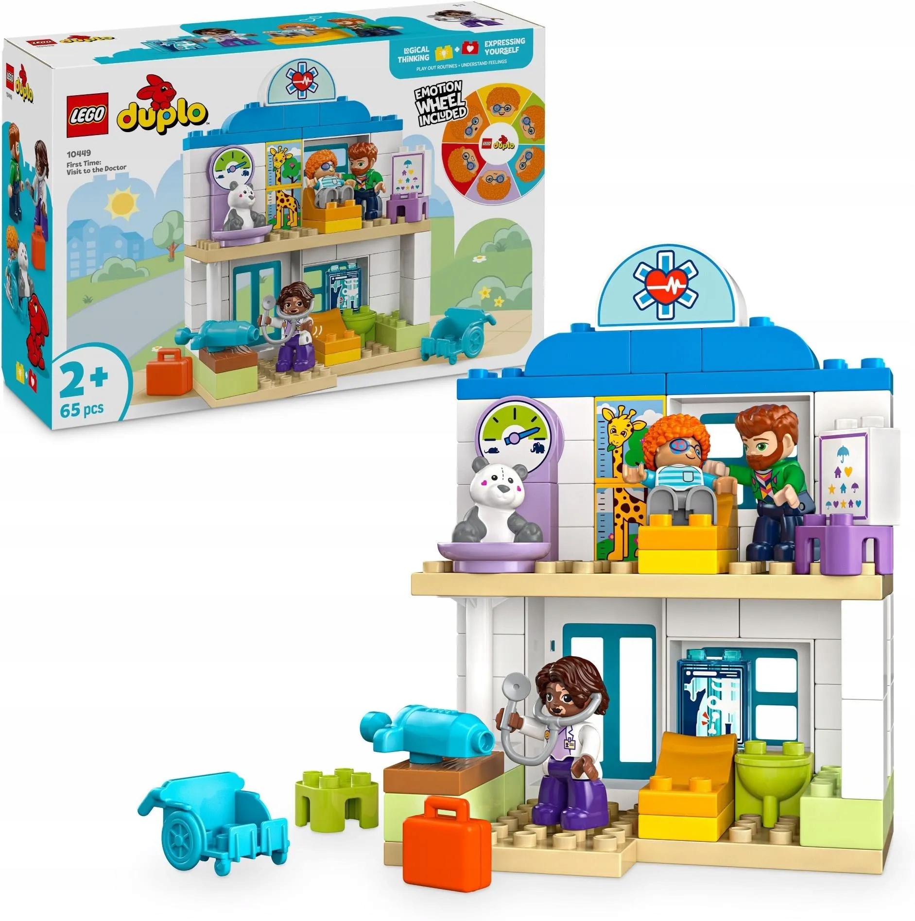 stavebnice Lego Duplo 10449 Poprvé: Návštěva lékaře
