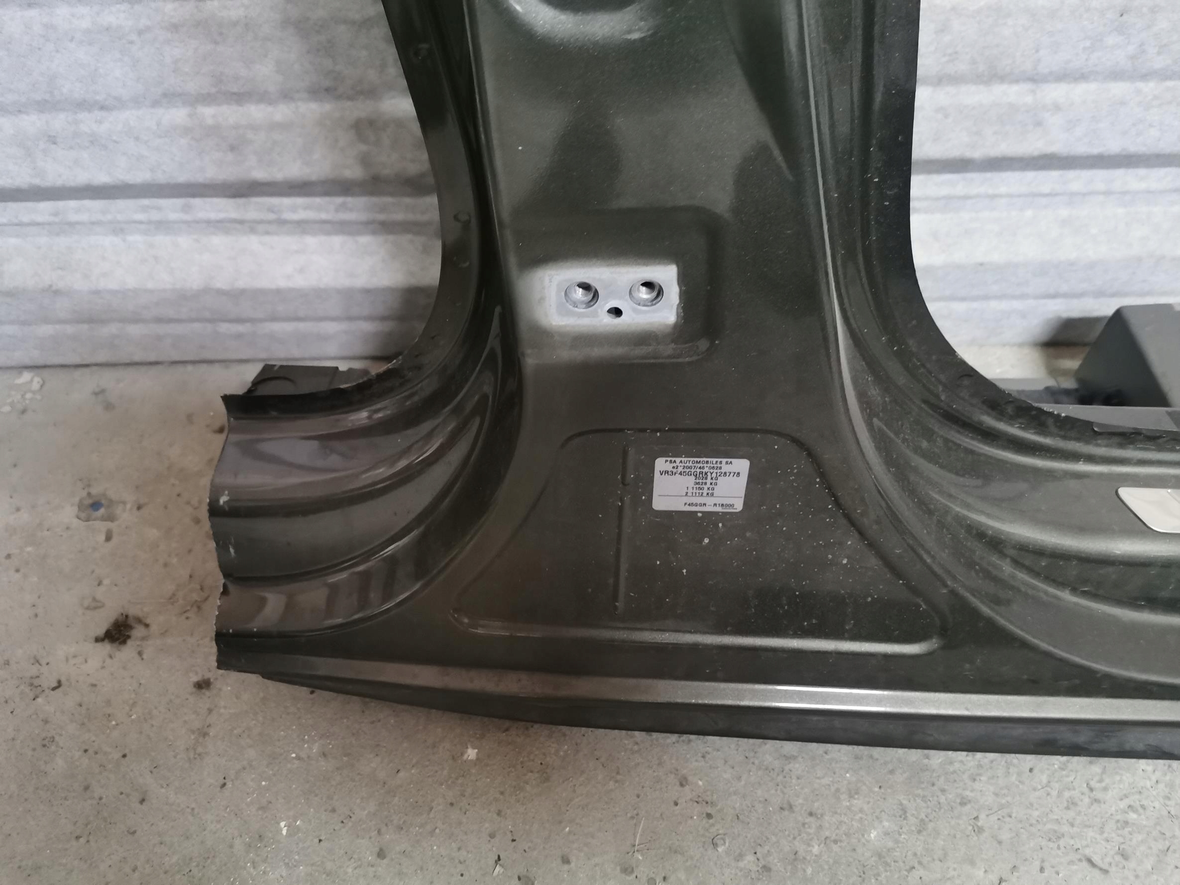pillar threshold right PEUGEOT 508 II GT EKL KOMBI EU
