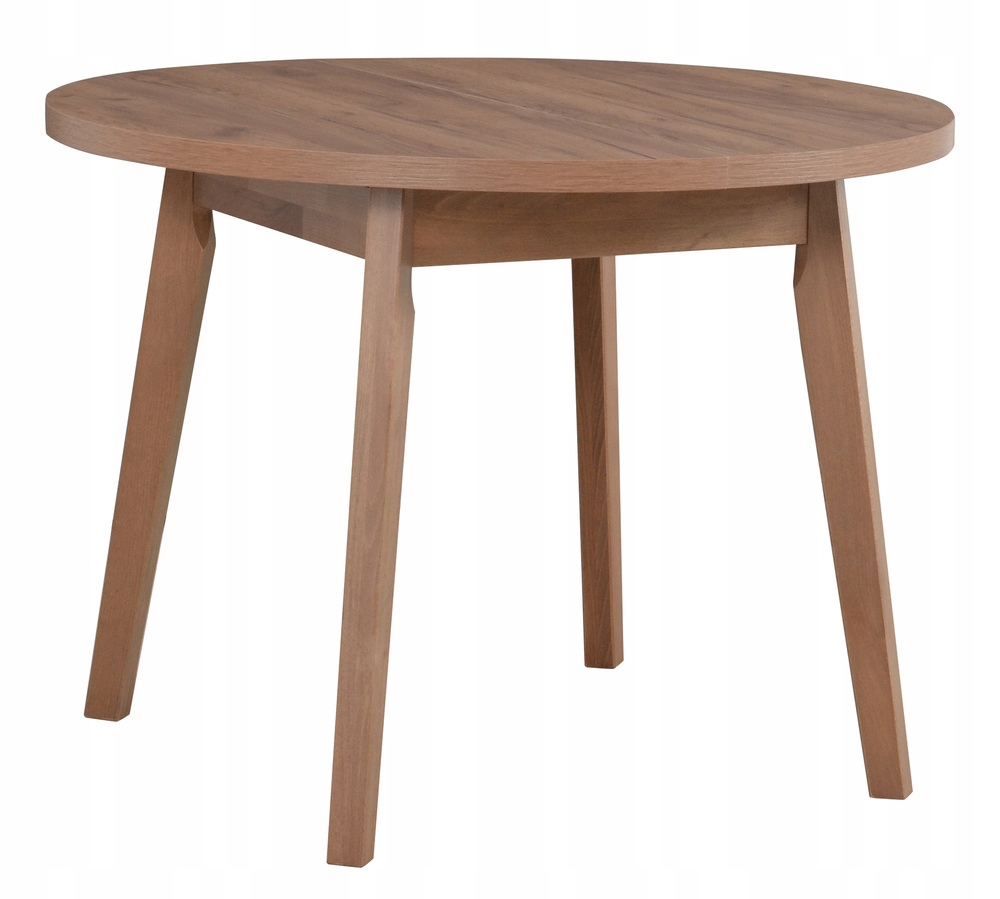 Dřevěný rozkládací stůl Kigale 100-130 x 100 cm, světlý ořech