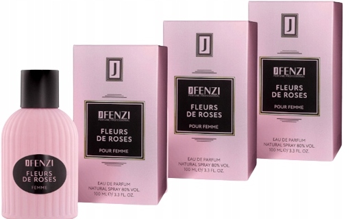 JFenzi-Fleurs De Roses 100 ml 3 Kusy Dárek