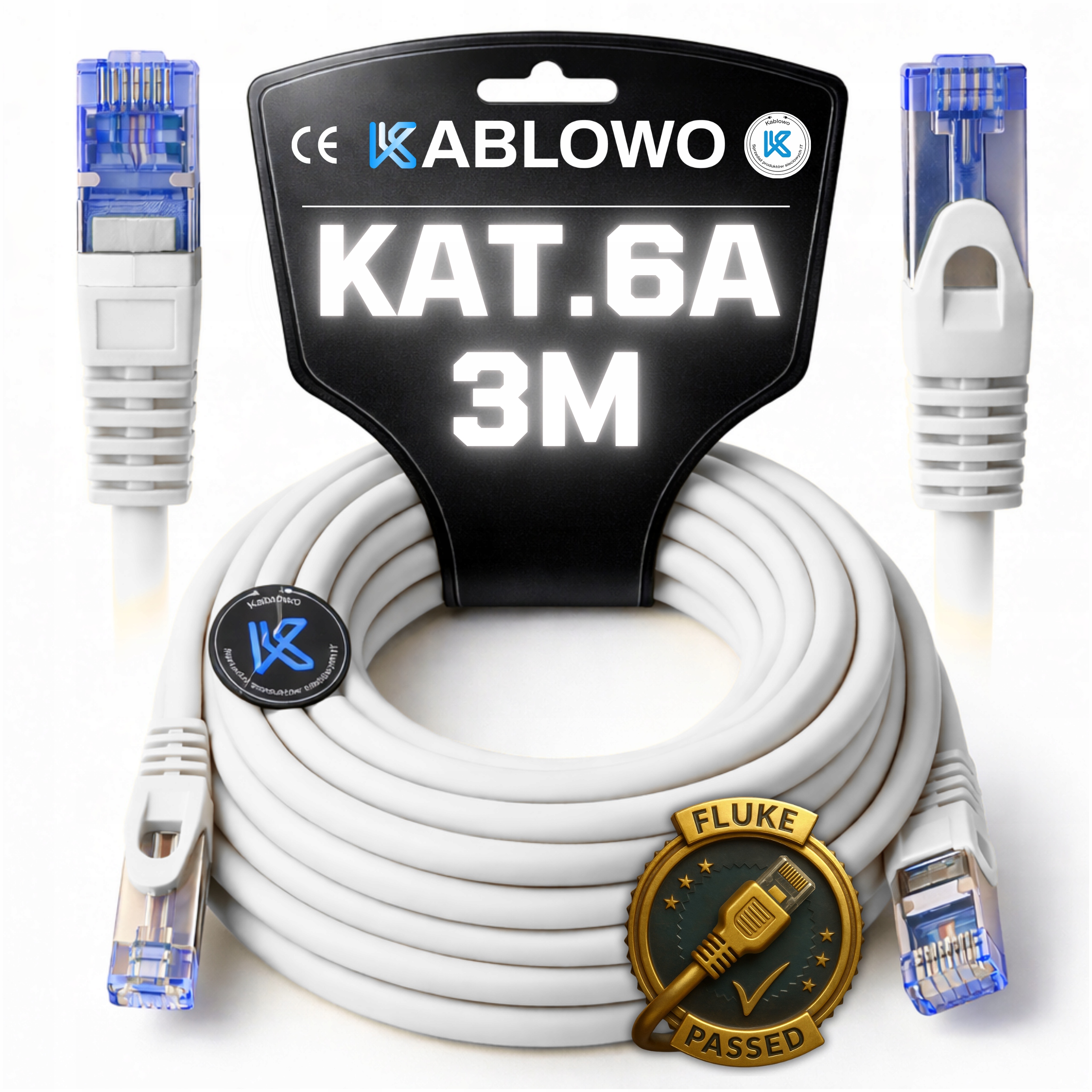 Patchcord Lanberg S/FTP kat.6A 5m LSZH CCA fluke passed zielony