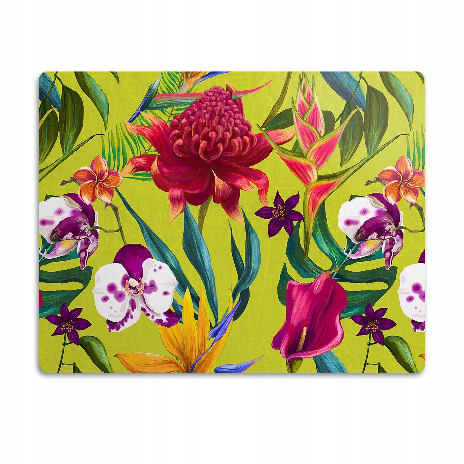 Levně Podložka pod misky pro psa Malované květiny 90x60