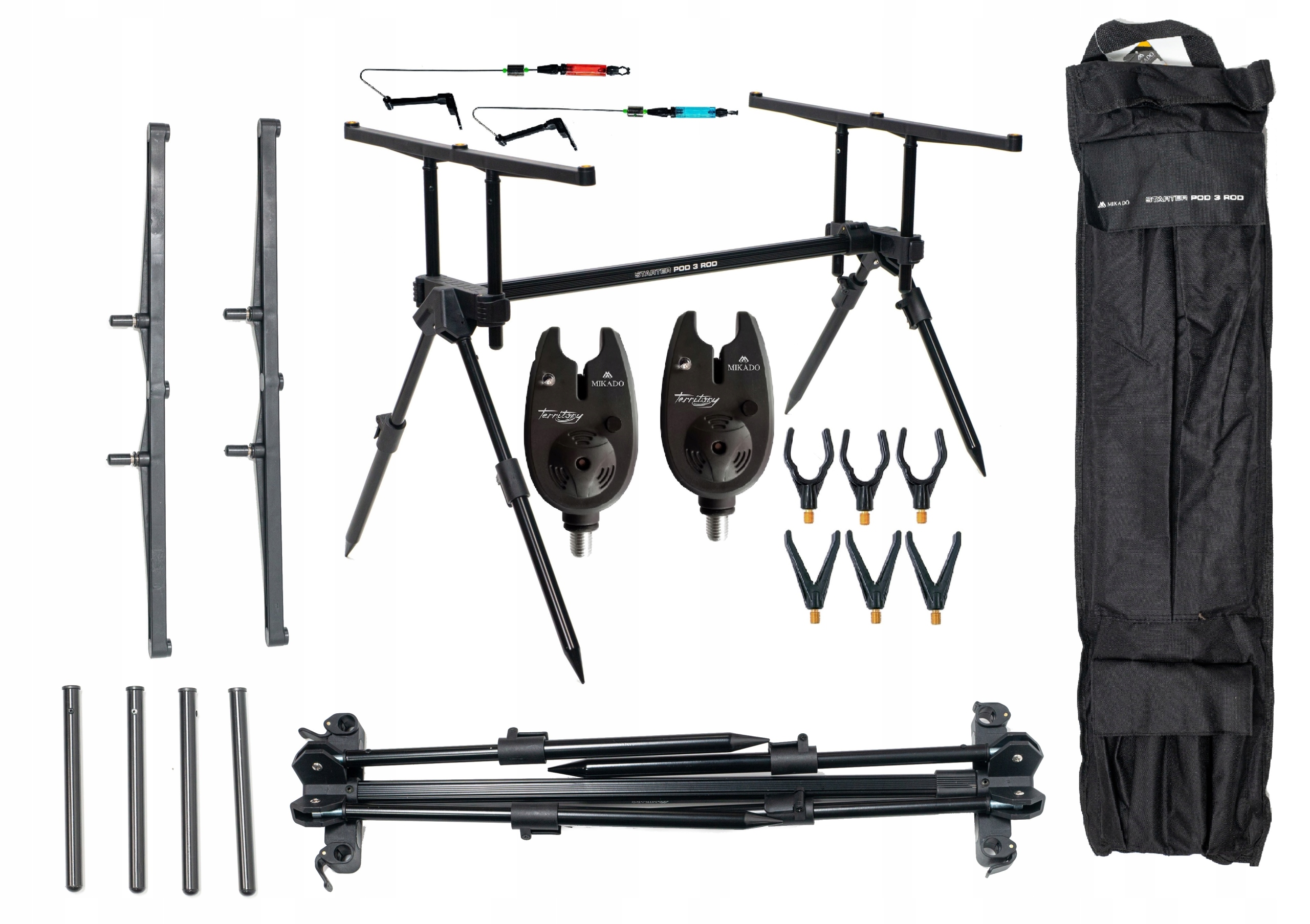 Stojak Karpiowy Rod Pod 2x Sygnalizator 2x Swinger