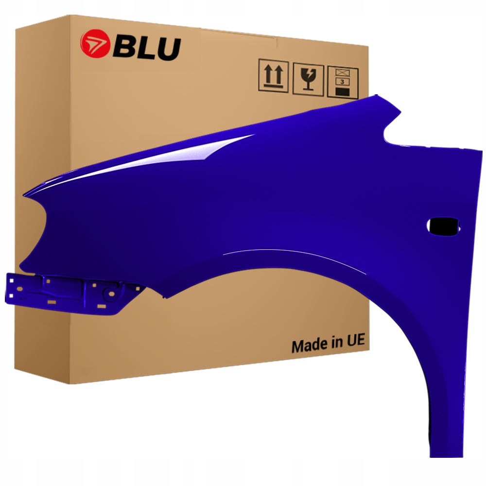Blu Blatník Vw Caddy III 3 2K LD5Q levý modrý 04-10 přední pozink