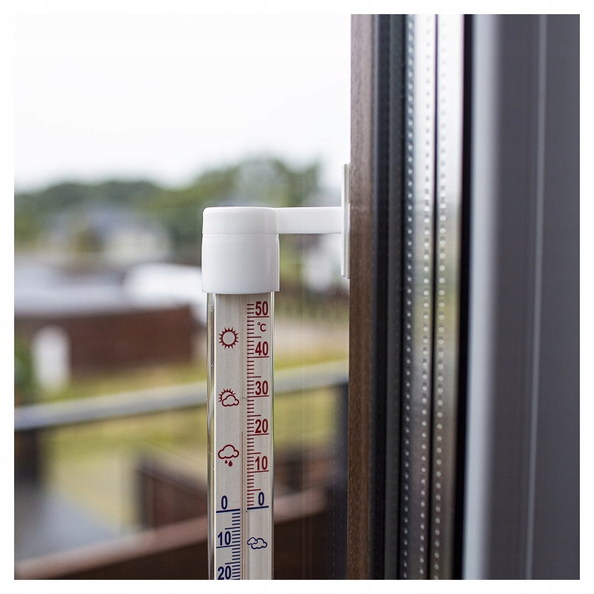 Termometr zaokienny przyklejany średni Biowin Model inny