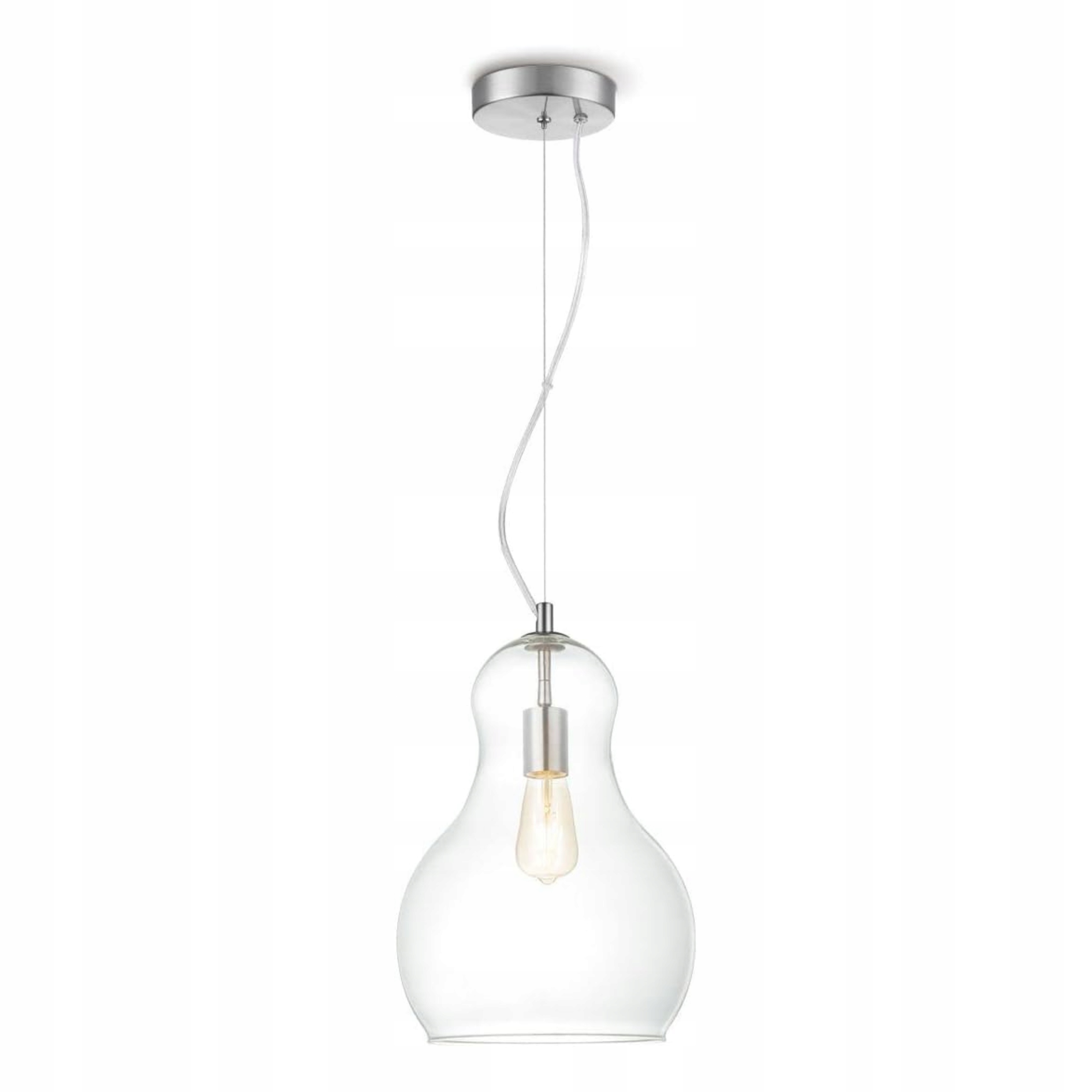 Závěsné Stropní Svítidlo ve vintage stylu s čirým Sklo E27