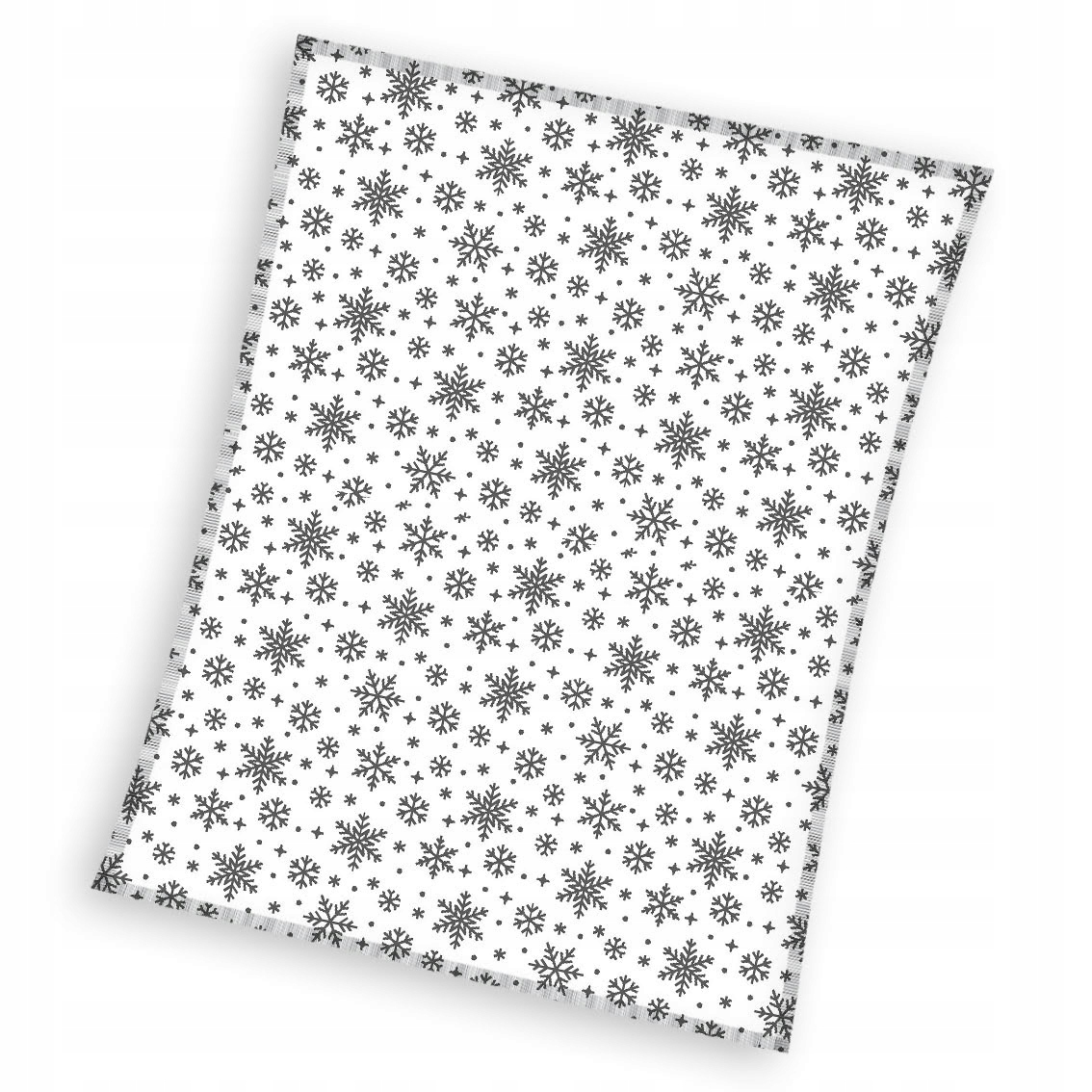 

Koc z polaru Płatki Śniegu Zima 170cm x 130cm