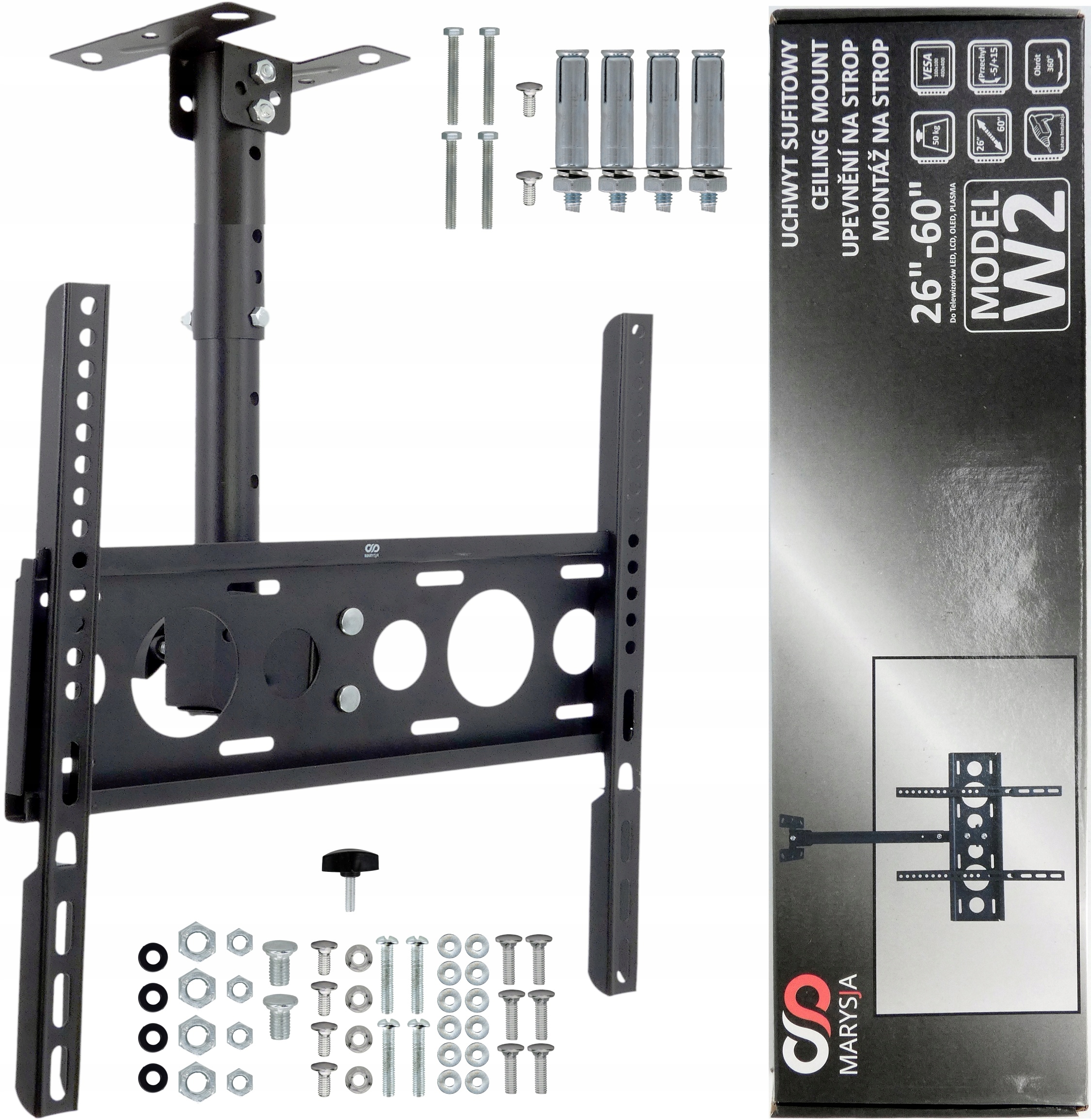 

Sufitowy Obrotowy Uchwyt do Telewizora 26-60"