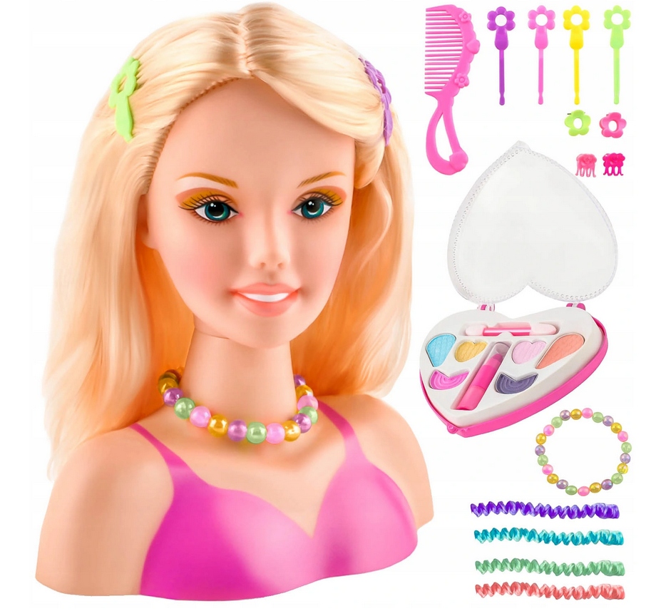 

Zestaw Głowa Do Stylizacji Włosów Makijażu Akces