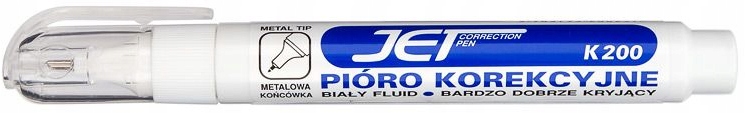 

Korektor W Piórze Długopisie Metalowa Końcówka 8ml