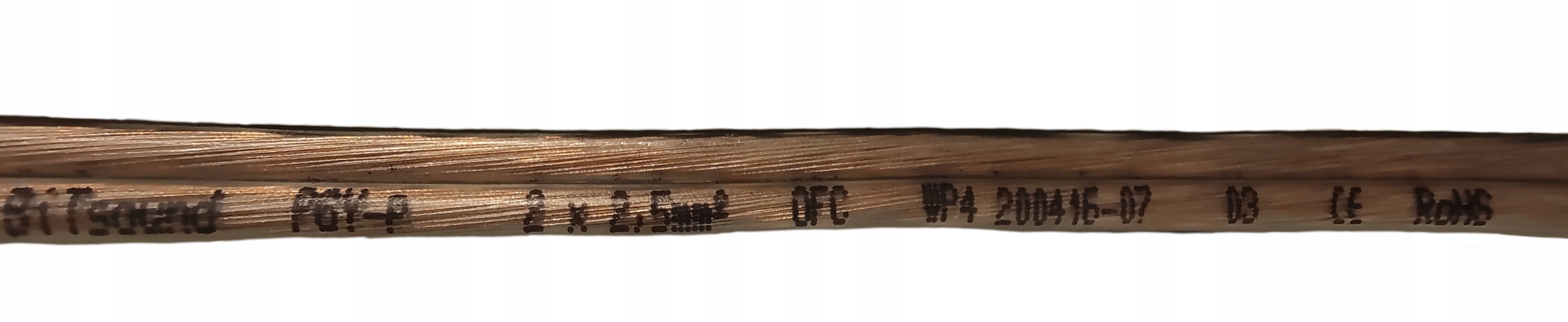 Kabel przewód głośnikowy 2x2,5mm CZYSTA MIEDŹ OFC Model LP0053