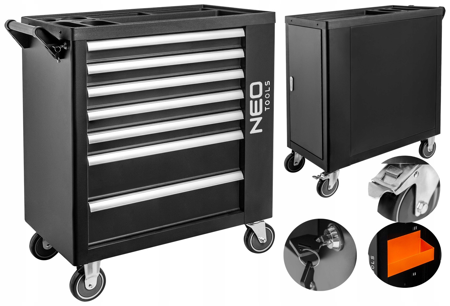 NEO 84-217 ШКАФ ДЛЯ ИНСТРУМЕНТОВ 7 ЯЩИКОВ PRO WARSZT