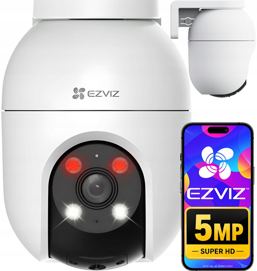 Venkovní Kamera Ip Wifi 5MPx C8c 3K Ezviz Osvětlovač Dual Light