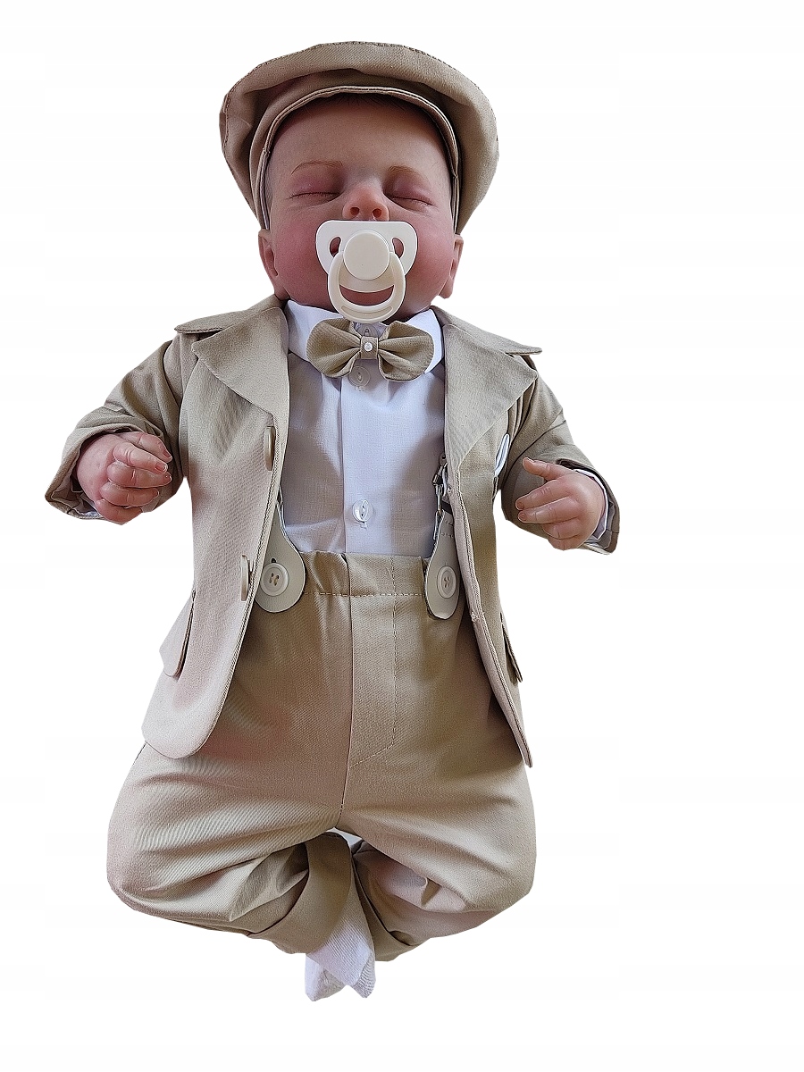 UBRANKO DO CHRZTU KOMPLET GARNITUREK MARYNARKA UBRANKA CHRZEST WESELE Rozmiar 68