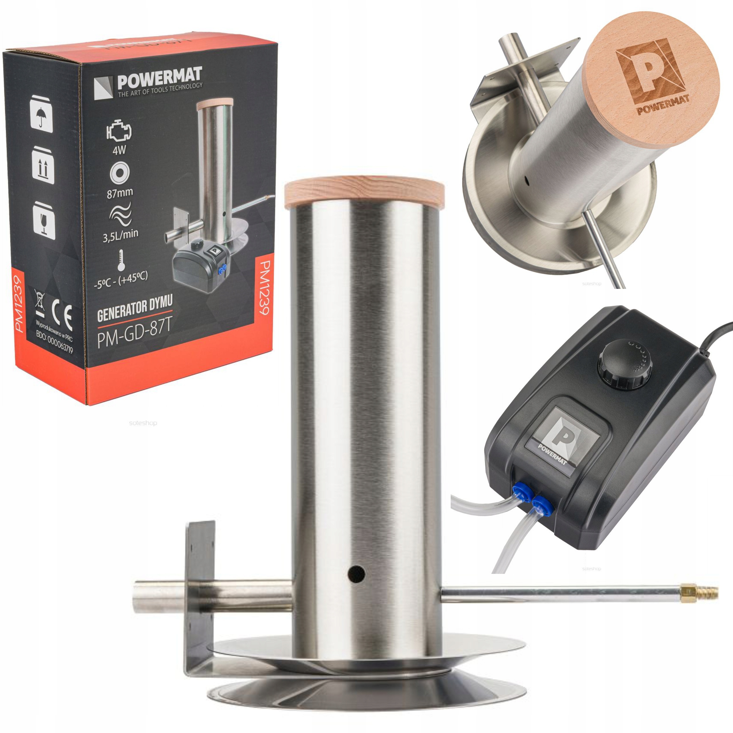 Powermat Generátor Kouře Do Udírny, Zakouření, Výrobník Udírny GD-87T