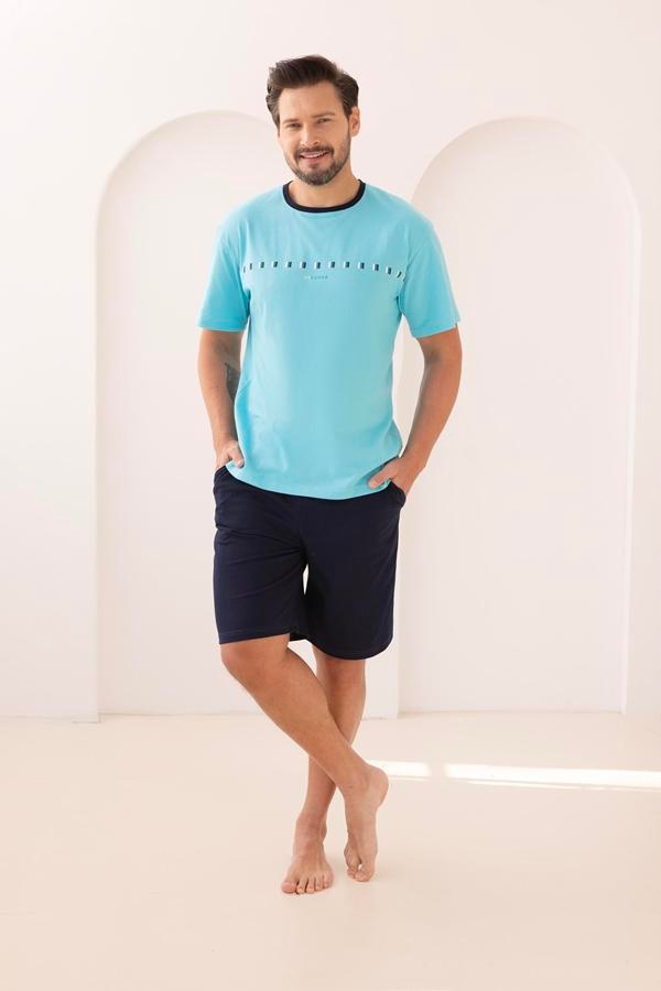 Pánské pyžamo Regina 510 XXL tyrkysové