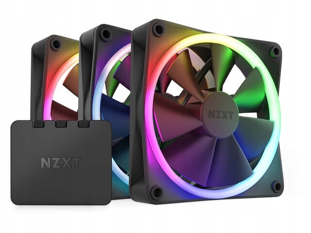 Sada 3 ventilátorů Nzxt F120 Rgb Controller