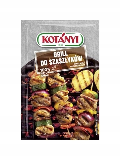 Levně 10 x Kotanyi Směs koření Grill na špízy 30 g