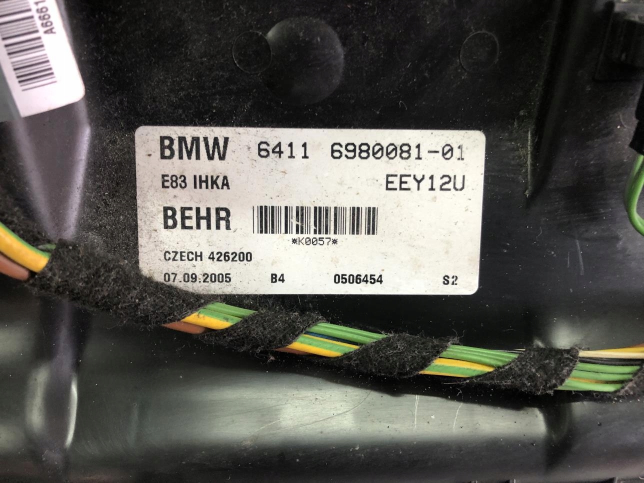 радиатор отопителя 6980081 BMW X3 E83 2.0d