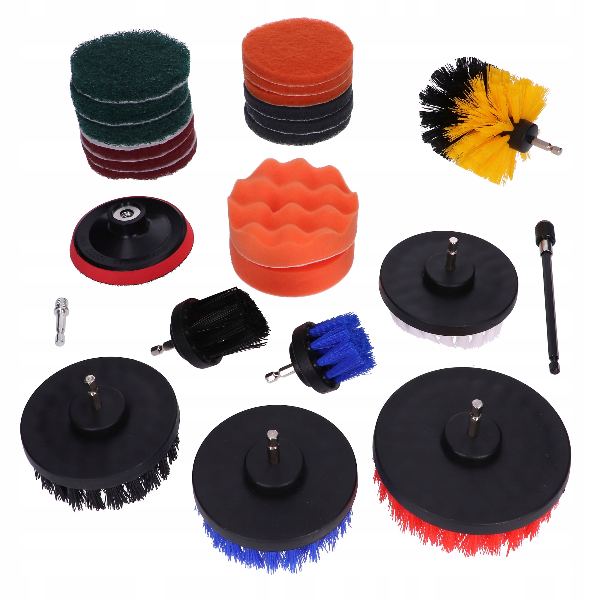 Čisticí Kartáče Na Vrtačku 1/4, Sada 23 Ks