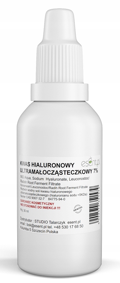 KWAS HIALURONOWY 7% PRZECIWZMARSZCZKOWY 30ml ULTRA Marka Esent