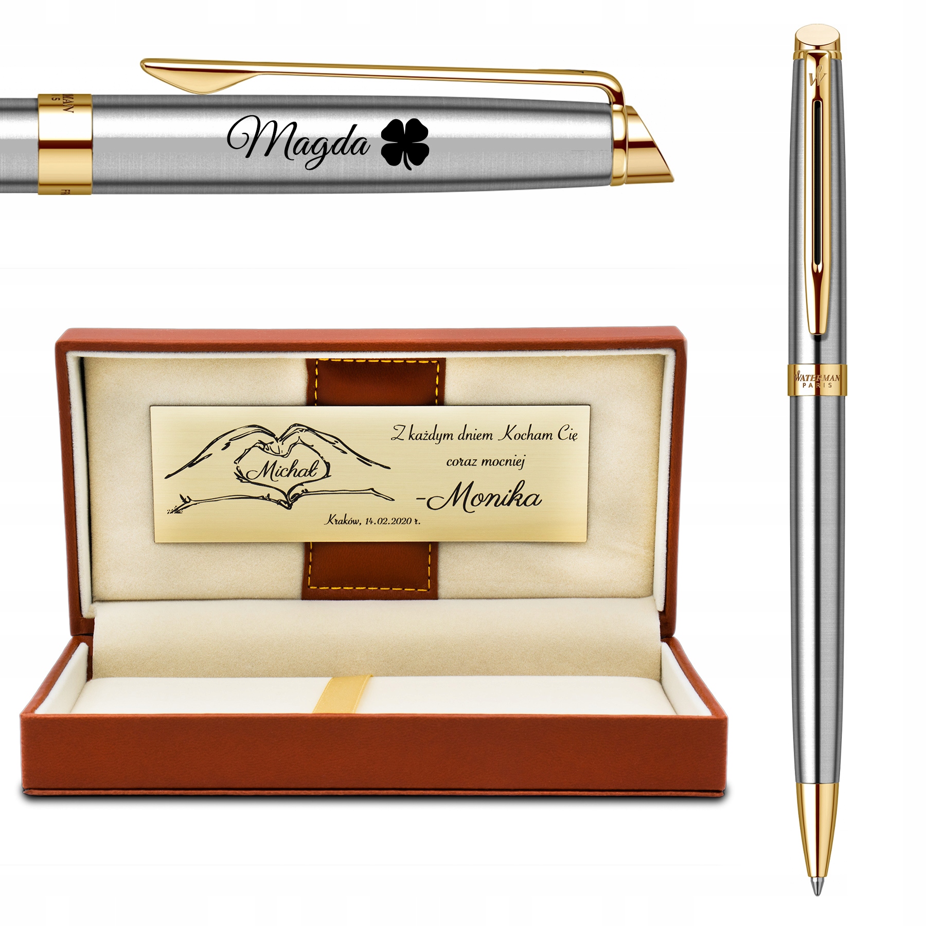 

Długopis Waterman Hemisphere Gt stalowy z Grawerem