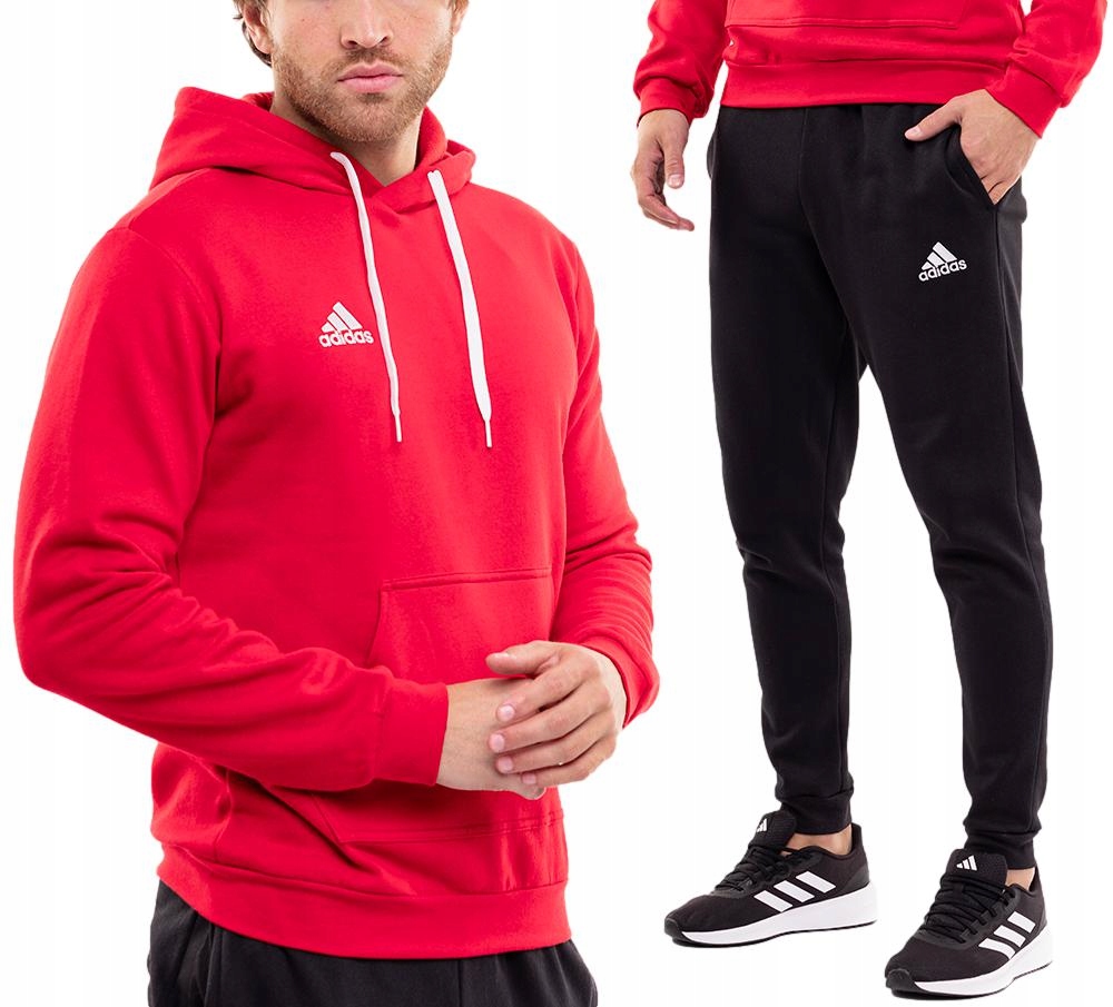 Teplákovka Pánský komplet adidas Entrada 22 Sportovní Mikina Kalhoty Kapuce vel.S
