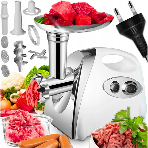 Maszynka Do Mielenia Mięsa 2800W Do Nabijania Kiełbas Elektryczna 3 Sitka