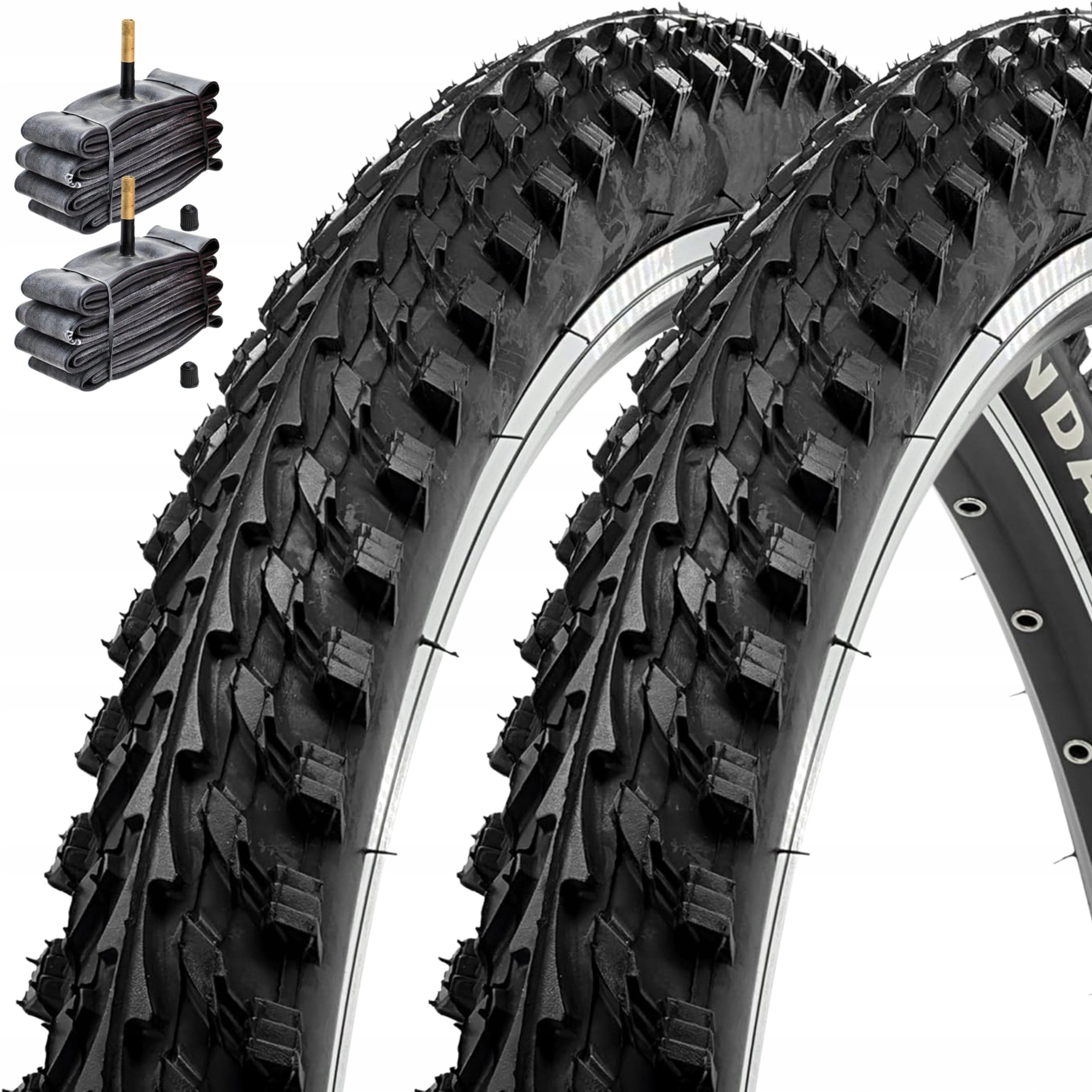 Zestaw 2x opon rowerowa Kenda K898 26 x 2.10 2x dętka 26" Kenda Av