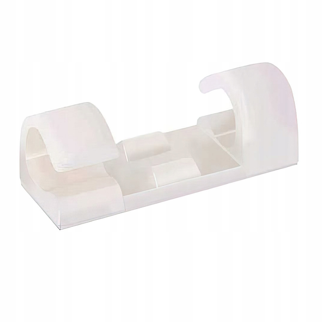 Organizer Uchwyt do kabli 20 szt. na taśmie 30x10 mm Kraft&Dele