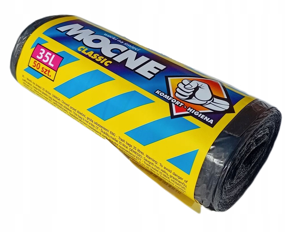 

Worki Na Śmieci 35L (ROLKA.50szt) Mocne