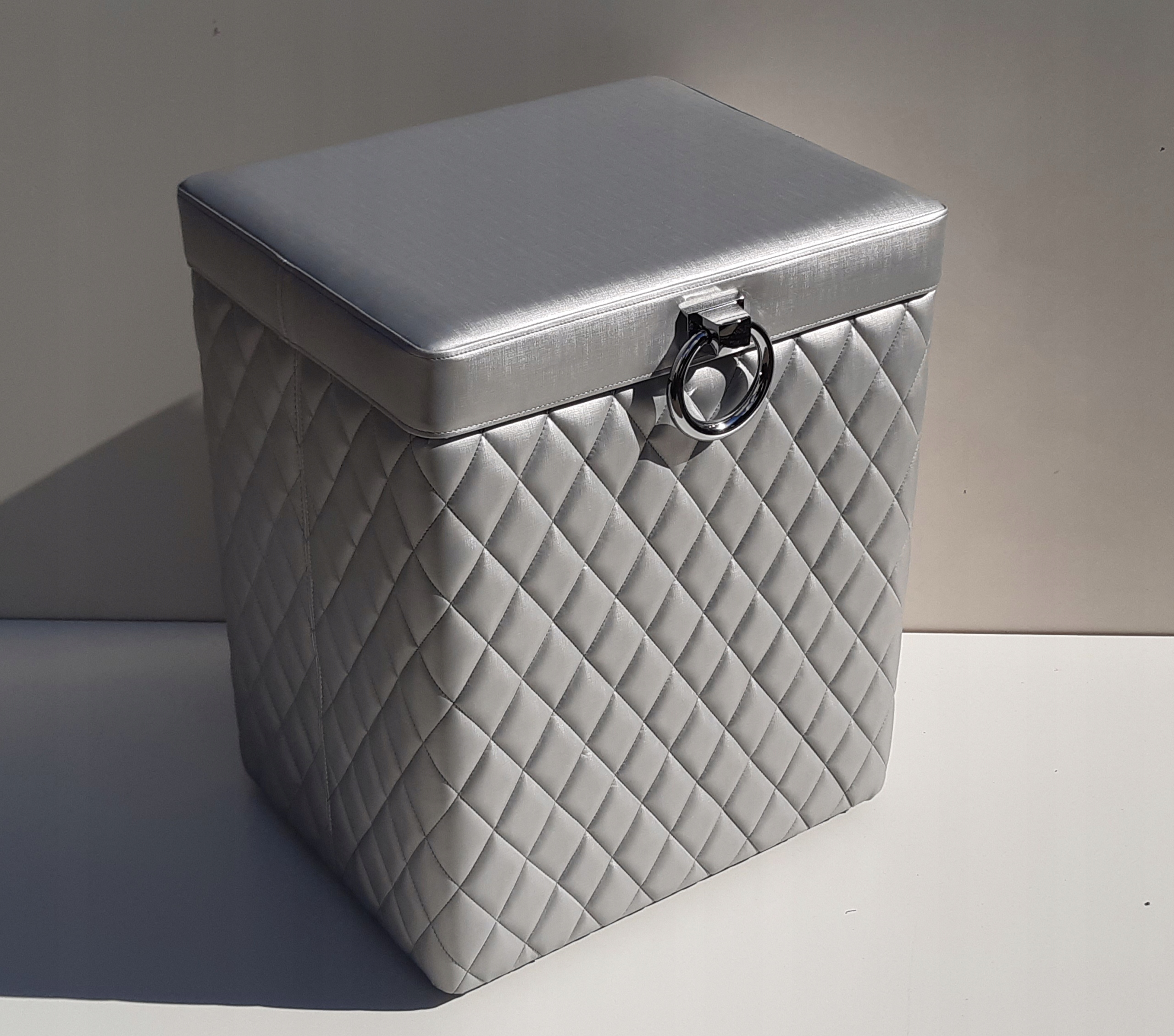 Kufer Kosz na pranie Bieliźniak Pikowany Glamour Wysokość produktu 62 cm