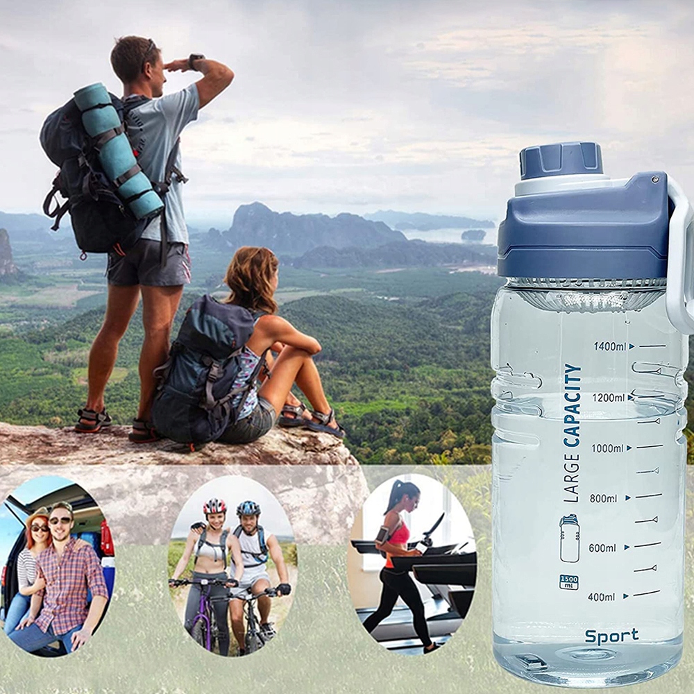 BIDON BUTELKA NA WODĘ WATER BOTTLE 1.5L PRZENOŚNY Model butelka na wodę