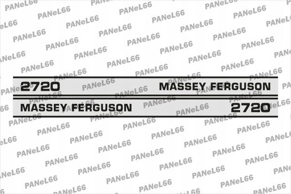 ZESTAW NAKLEJEK MASSEY FERGUSON 2720