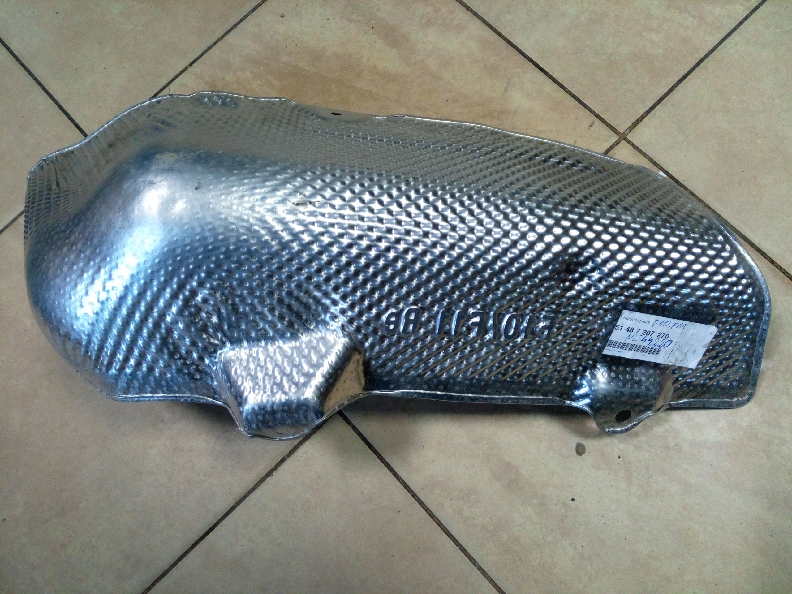 51487207270 7207270 - Тепловий щит глушника BMW F10 F11 ориг.*