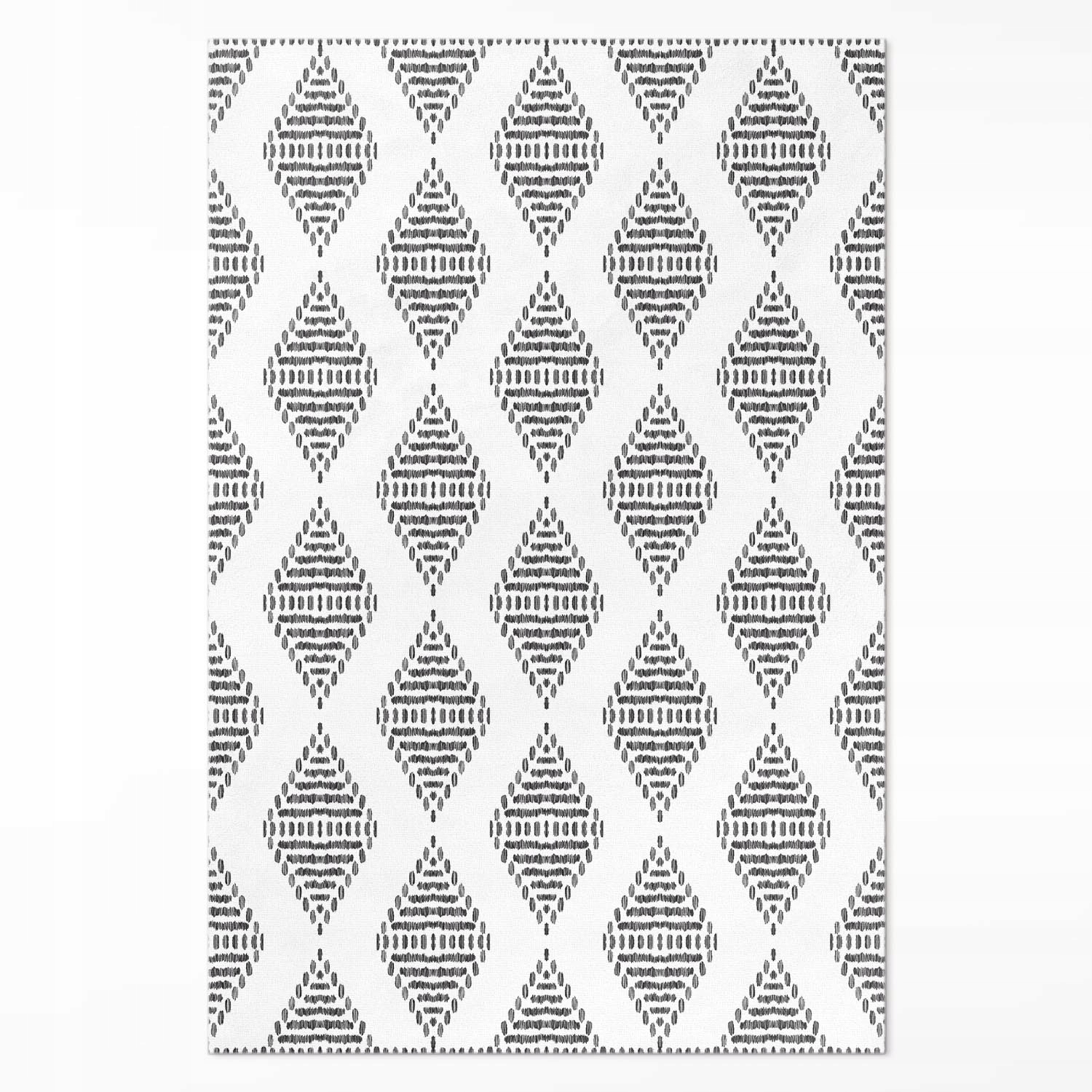 Vinylový koberec Salon Rozměr: 100 x 150 cm Geometrické kosočtverce s indiánským vzorem