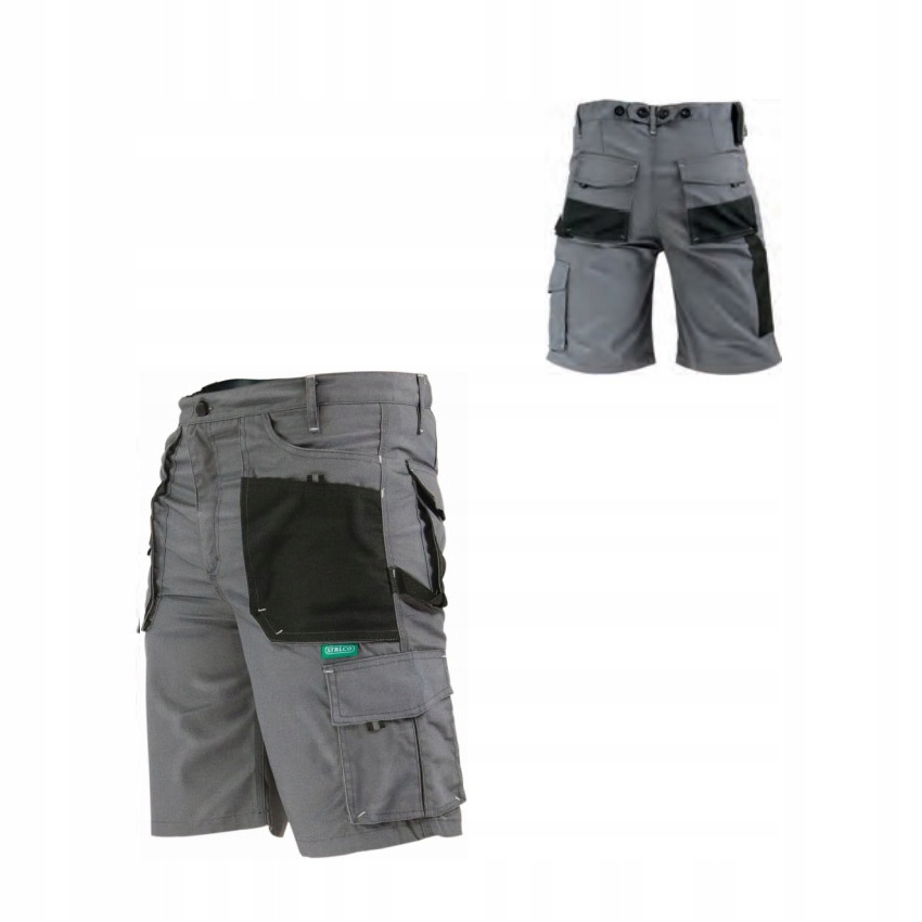 Spodnie Robocze Moro BHP spodenki STALC szorty XXL Model Allround