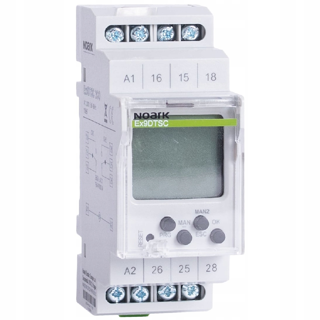 NOARK PROGRAMATOR CZASOWY CYFROWY TIMER SZYNA 2CO
