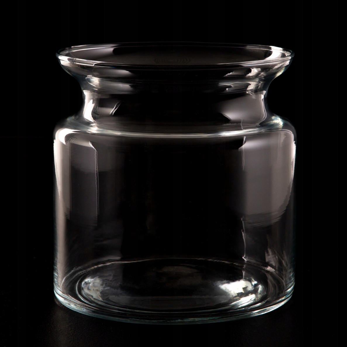 Wazon szklany transparentny GRAWER na upominek PREZENT DLA NAUCZYCIELKI Średnica 15 cm