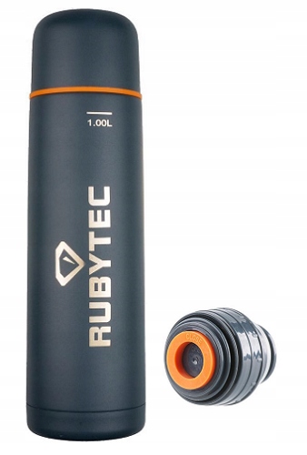 Termos turystyczny Rubytec Shira Vacuum Bottle 1L 1 l szary
