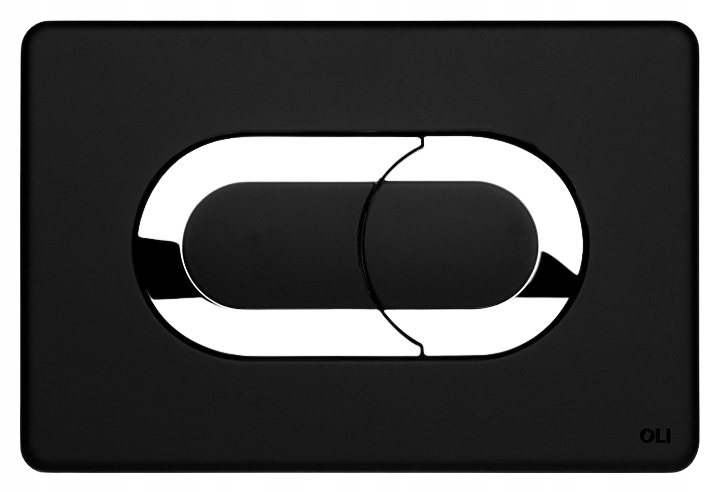 Slim Pneumatické Tlačítko Oli 640097 Černý Chrom Pro Rám Kola 94180002