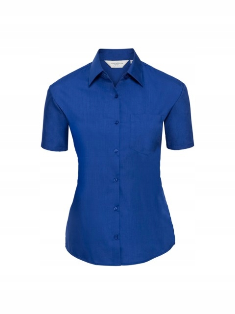 Dámská košile s krátkým rukávem Collection Russell Bright Royal XXL