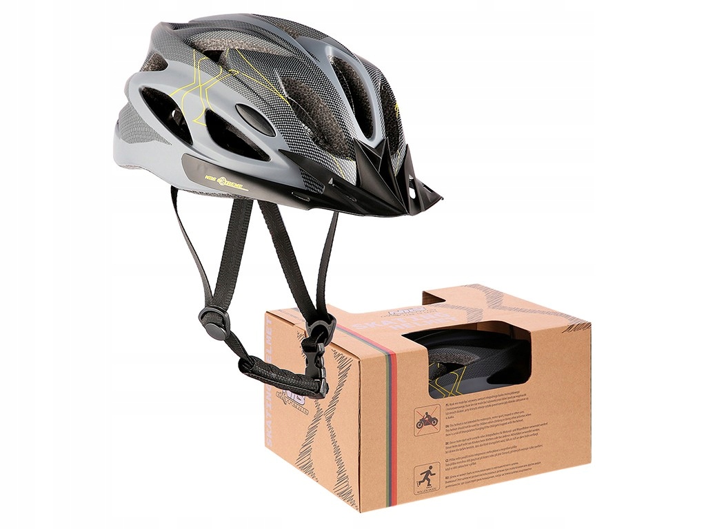 

Kask na rower rolki deskorolkę regulowany nils M