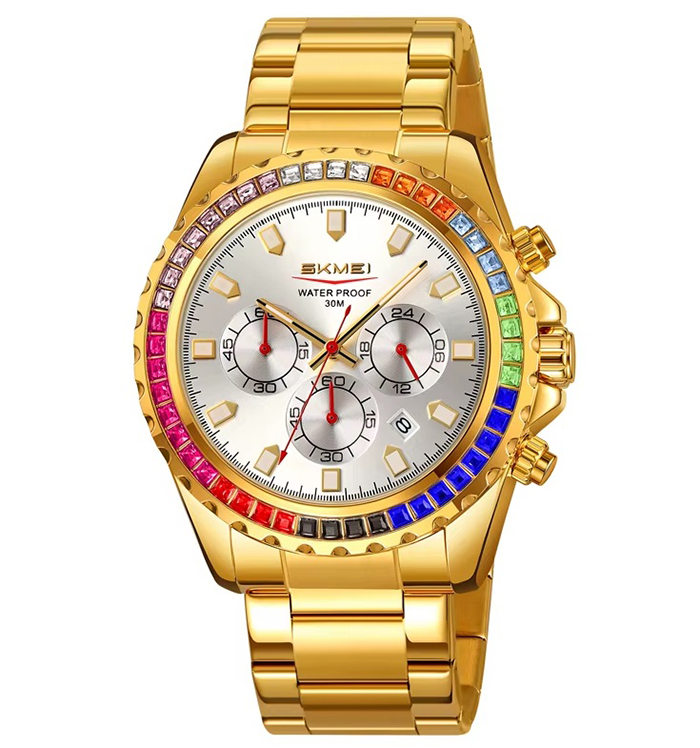 Pánské hodinky Skmei náramek chronograf datumovka skm.193561e.mn