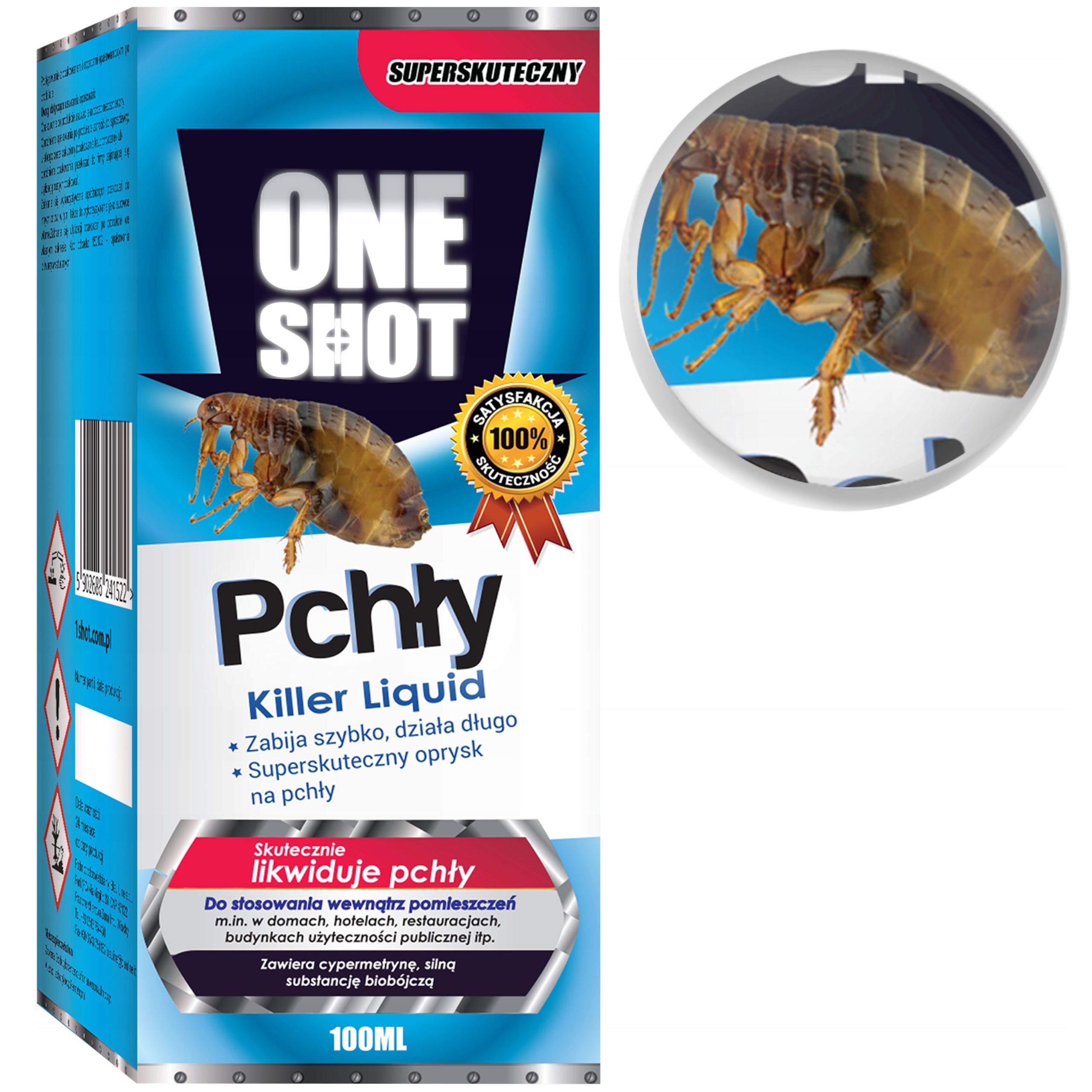 

One Shot Oprysk Pchły Środek Koncentrat 100ML