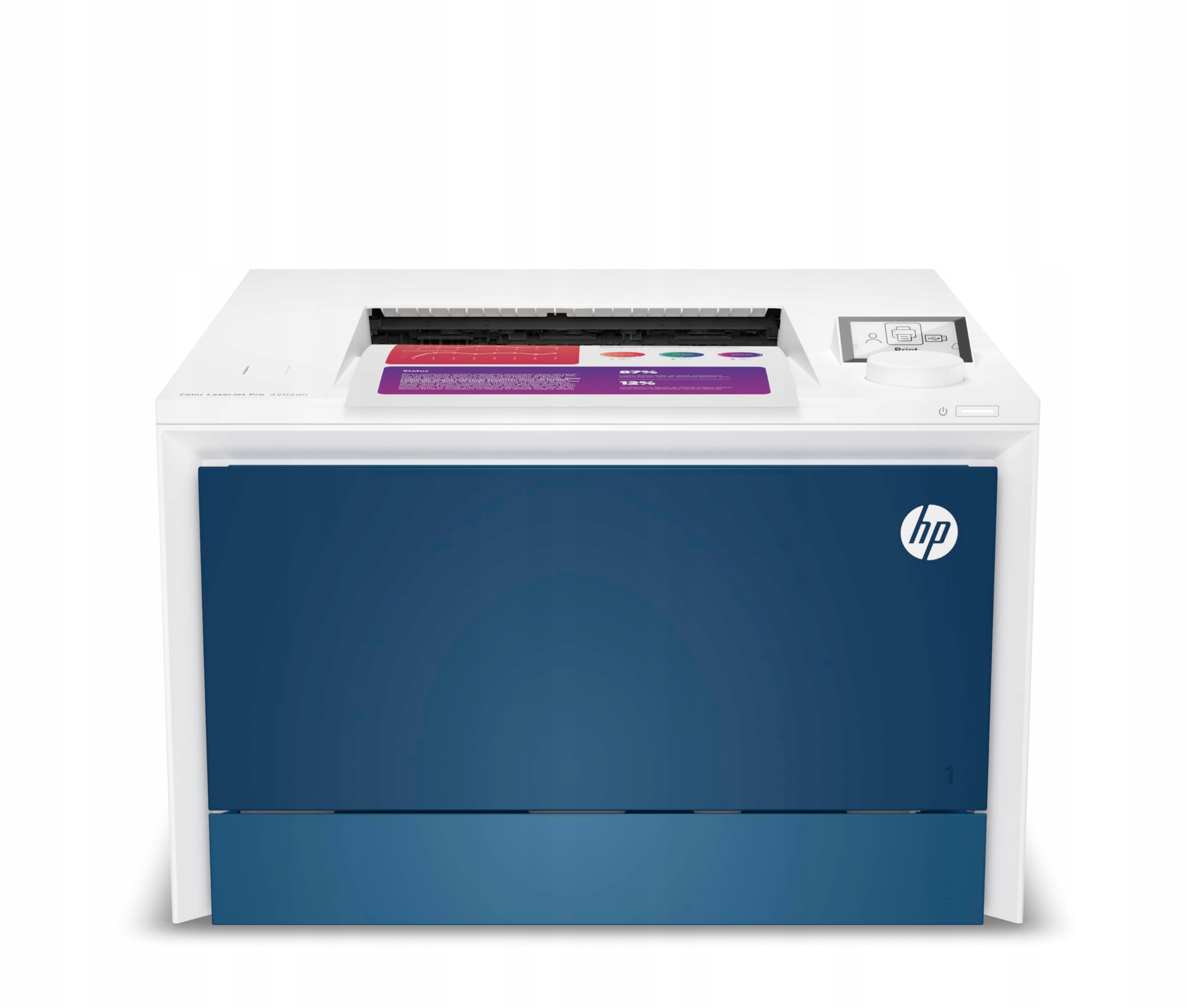 HP Kolorowa Drukarka Laserowa Pro 4202dn: Szybki Druk Dwustronny — miniatura 2